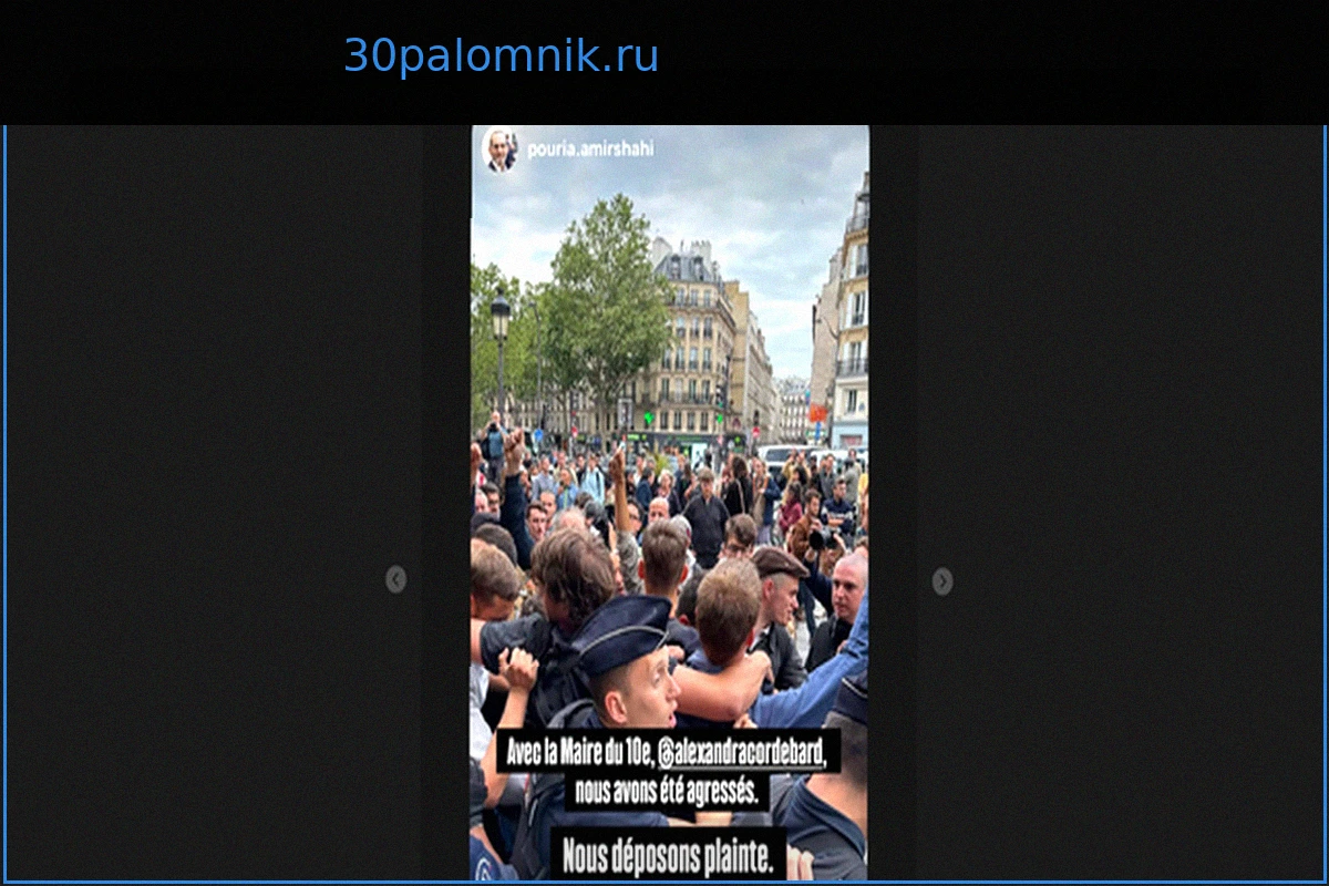 Мэр 10-го округа Парижа подверглась нападению «ультраправых активистов» во время акции «Белая ночь»